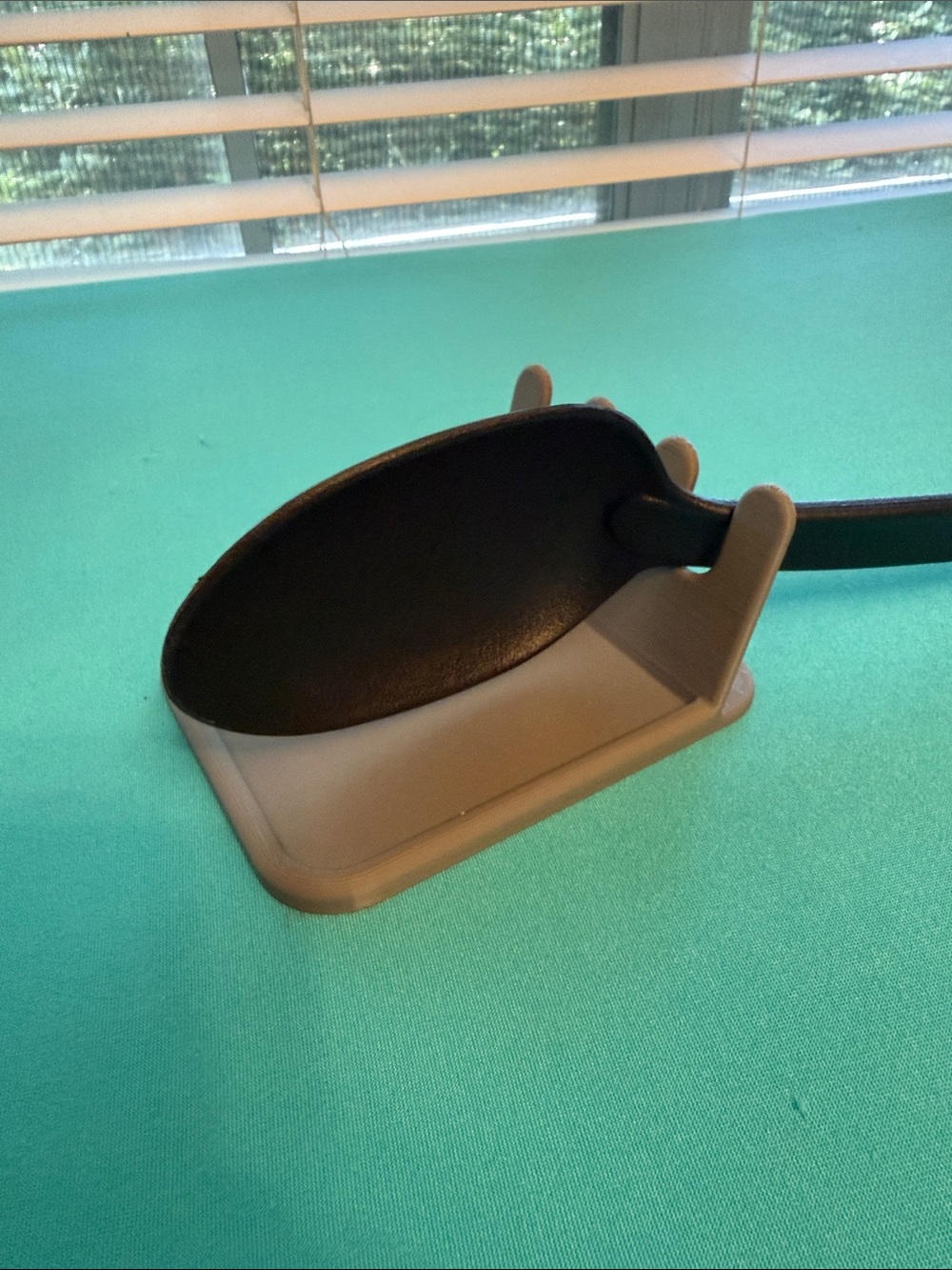 Gray Spoon Rest- 3D printed